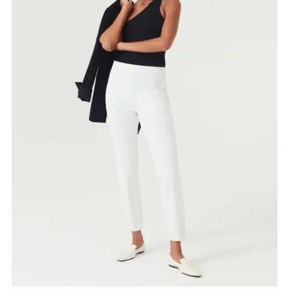 Spanx On-the-Go Ankle Slim Straight Pant Size L - Picture 1 of 7